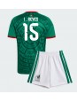 Billige Mexico Israel Reyes #15 Hjemmedraktsett Barn VM 2026 Kortermet (+ Korte bukser)